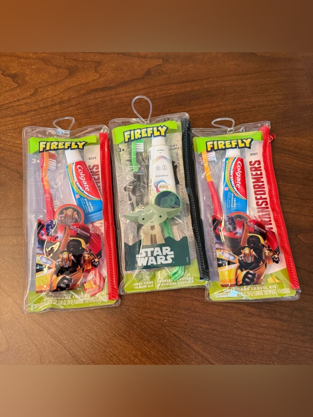 Firefly Toothbrush Oral Care Travel Kits Children’s Toothbrush Travel Sets LOT